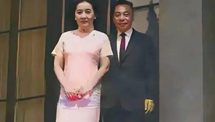 博万体育官方网站-这才是宋美龄和继子蒋经国的一张真实合影，都是真人的容貌